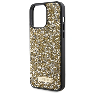 Hurtownia GSM - Etui Guess GUHCP15XPFGSBSD Apple iPhone 15 Pro Max hardcase cu rhinestone și logo metalic galben/yellow - GUE2865 - {ean13} - Hurt