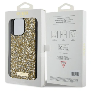Hurtownia GSM - Etui Guess GUHCP15XPFGSBSD Apple iPhone 15 Pro Max hardcase cu rhinestone și logo metalic galben/yellow - GUE2865 - {ean13} - Hurt
