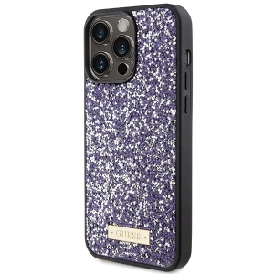 Hurtownia GSM - Etui Guess GUHCP15XPFGSBSP Apple iPhone 15 Pro Max hardcase s krystaly a kovovým logem fialový/purple - GUE2866 - {ean13} - Hurt