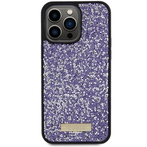 Hurtownia GSM - Etui Guess GUHCP15XPFGSBSP Apple iPhone 15 Pro Max hardcase s krystaly a kovovým logem fialový/purple - GUE2866 - {ean13} - Hurt