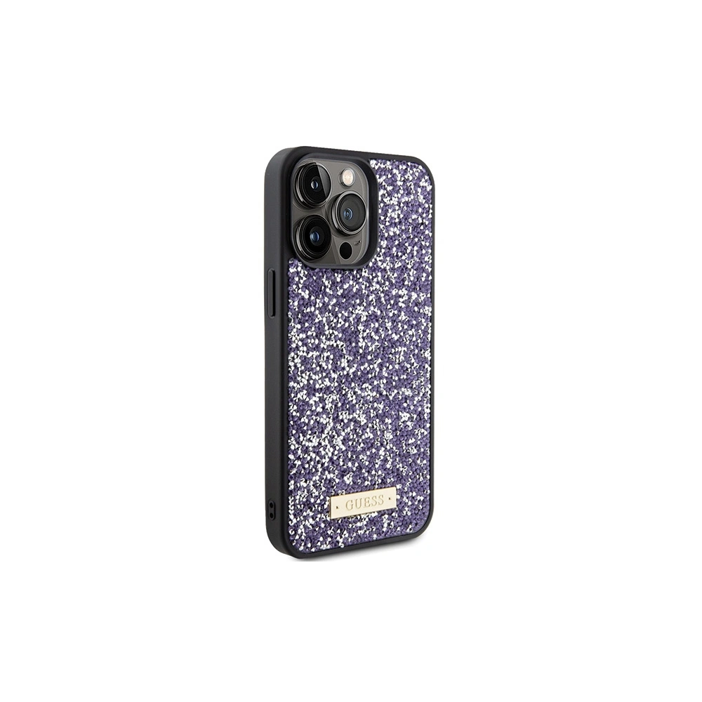 Hurtownia GSM - Etui Guess GUHCP15XPFGSBSP Apple iPhone 15 Pro Max hardcase Rhinestone Metal Logo fioletowy/purple - GUE2866 - {ean13} - Hurt