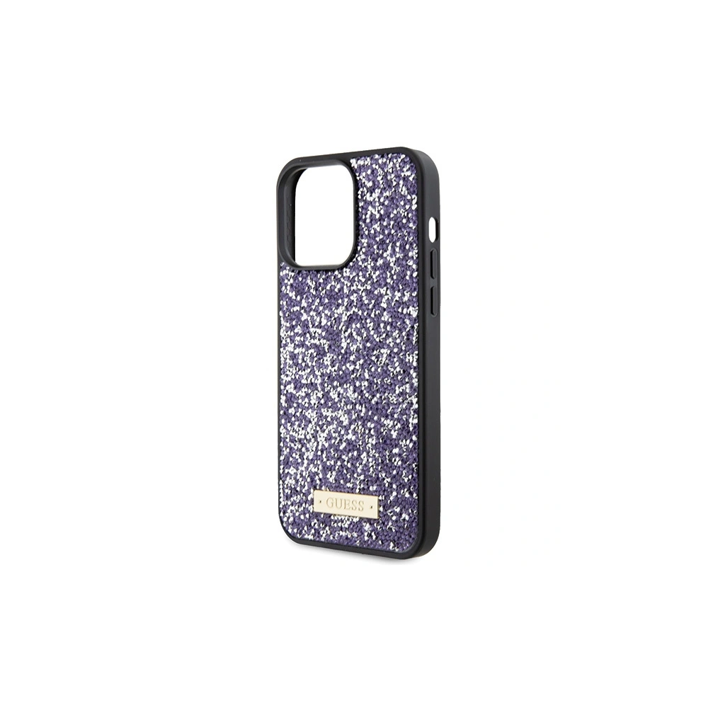 Hurtownia GSM - Case Guess GUHCP15XPFGSBSP Apple iPhone 15 Pro Max Hardcase Rhinestone Metall-Logo lila/purple - GUE2866 - {ean13} - Hurt