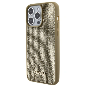 Hurtownia GSM - Etui Guess GUHCP15XPMSDGSD Apple iPhone 15 Pro Max hardcase Disco Metal Script złoty/gold - GUE2867 - {ean13} - Hurt