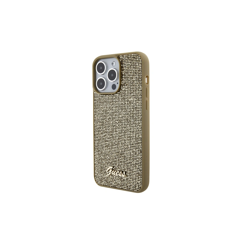 Hurtownia GSM - Etui Guess GUHCP15XPMSDGSD Apple iPhone 15 Pro Max hardcase Disco Metal Script aurie/gold - GUE2867 - {ean13} - Hurt