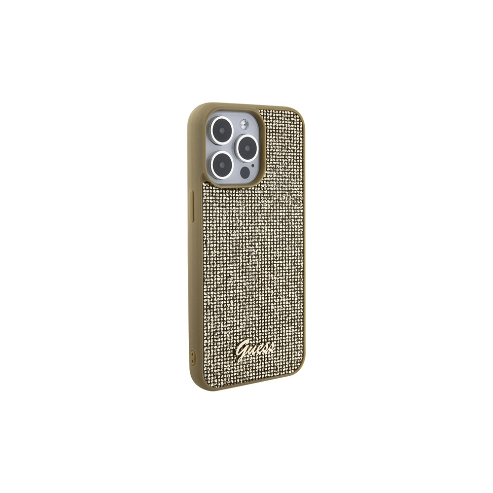 Hurtownia GSM - Etui Guess GUHCP15XPMSDGSD Apple iPhone 15 Pro Max hardcase Disco Metal Script aurie/gold - GUE2867 - {ean13} - Hurt