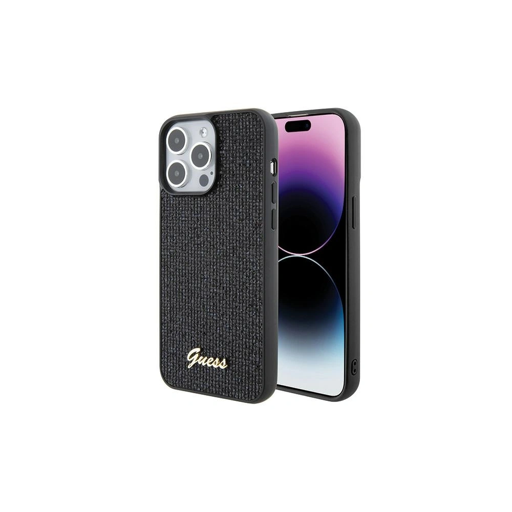 Hurtownia GSM - Etui Guess GUHCP15XPMSDGSK Apple iPhone 15 Pro Max hardcase Disco Metal Script černý/black - GUE2869 - {ean13} - Hurt