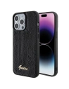 Etui Guess GUHCP15XPSFDGSK Apple iPhone 15 Pro Max hardcase Sequin Script Metal černý/black