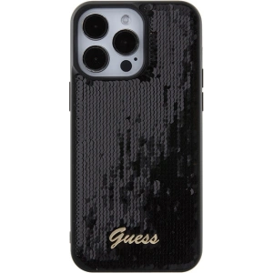 Hurtownia GSM - Etui Guess GUHCP15XPSFDGSK Apple iPhone 15 Pro Max hardcase Sequin Script Metal černý/black - GUE2870 - {ean13} - Hurt