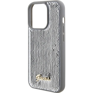 Hurtownia GSM - Etui Guess GUHCP15XPSFDGSS Apple iPhone 15 Pro Max hardcase Sequin Script Metal argintiu/silver - GUE2871 - {ean13} - Hurt