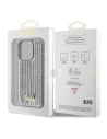 Wholesale Guess GUHCP15XPSFDGSS Apple iPhone 15 Pro Max hardcase Sequin Script Metal silver - GUE2871 - {ean13} - Hurt