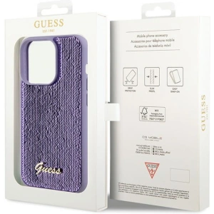 Hurtownia GSM - Etui Guess GUHCP15XPSFDGSU Apple iPhone 15 Pro Max hardcase Sequin Script Metal violet/purple - GUE2872 - {ean13} - Hurt