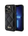 Etui Guess GUHCP15XPSQSQSK Apple iPhone 15 Pro Max hardcase cu logo metalic matlasat negru/black