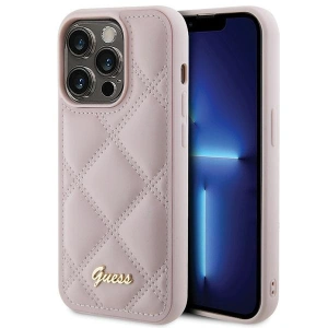 Hurtownia GSM - Etui Guess GUHCP15XPSQSQSP Apple iPhone 15 Pro Max hardcase Quilted Metal Logo różowy/pink - GUE2874 - {ean13} - Hurt