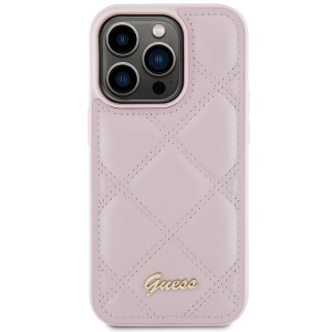 Hurtownia GSM - Etui Guess GUHCP15XPSQSQSP Apple iPhone 15 Pro Max hardcase Quilted Metal Logo růžový/pink - GUE2874 - {ean13} - Hurt