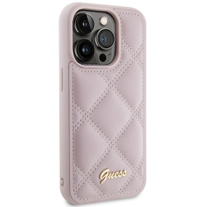 Hurtownia GSM - Etui Guess GUHCP15XPSQSQSP Apple iPhone 15 Pro Max hardcase Quilted Metal Logo różowy/pink - GUE2874 - {ean13} - Hurt