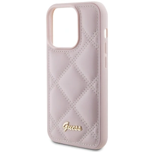 Hurtownia GSM - Etui Guess GUHCP15XPSQSQSP Apple iPhone 15 Pro Max hardcase Quilted Metal Logo różowy/pink - GUE2874 - {ean13} - Hurt