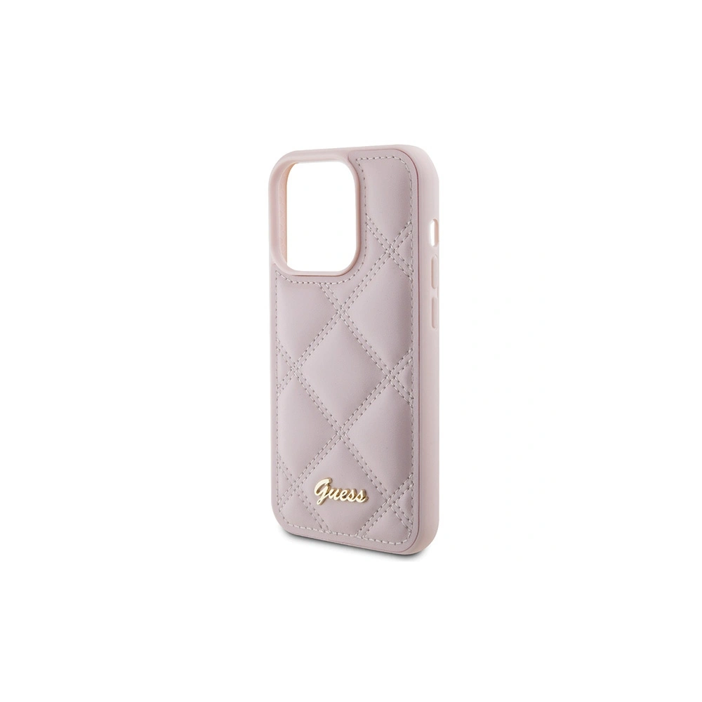 Hurtownia GSM - Etui Guess GUHCP15XPSQSQSP Apple iPhone 15 Pro Max hardcase Quilted Metal Logo růžový/pink - GUE2874 - {ean13} - Hurt
