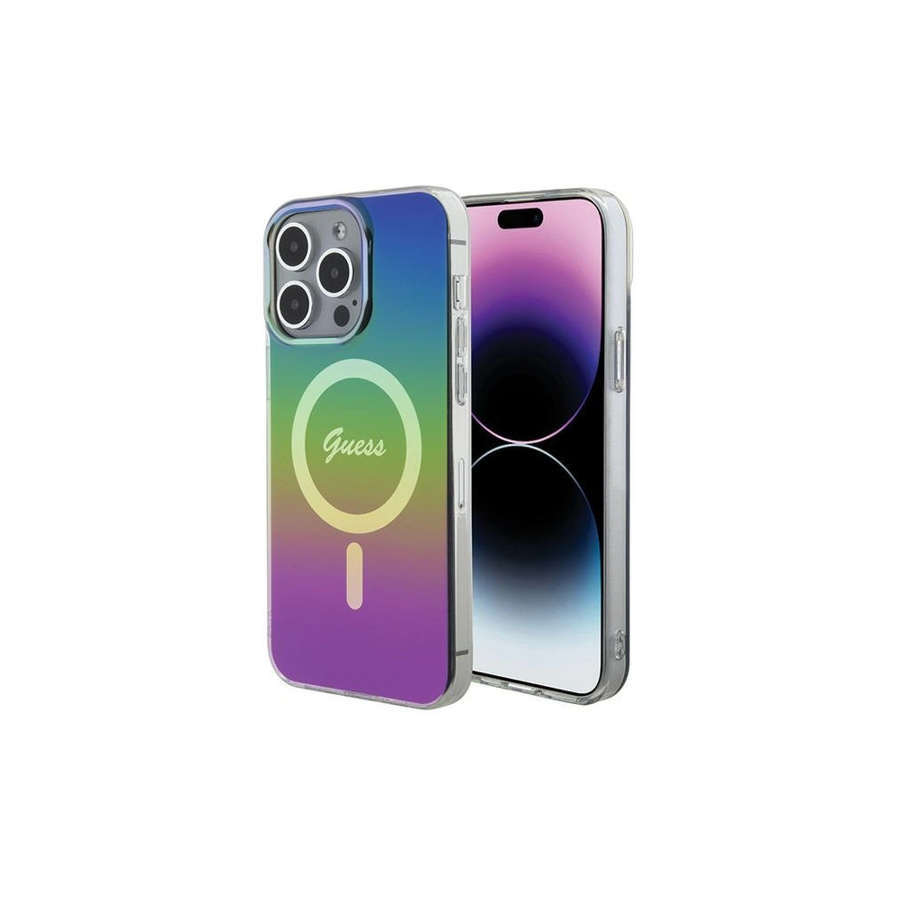 Hurtownia GSM - Etui Guess GUHMP15LHITSK Apple iPhone 15 Pro hardcase IML Iridescent MagSafe vícerozměrný/rainbow - GUE2875 - {ean13} - Hurt