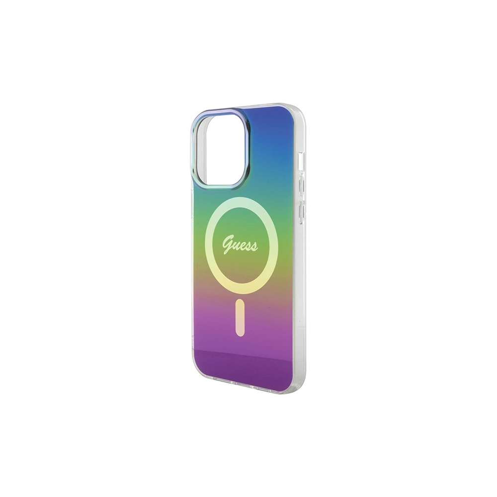 Hurtownia GSM - Case Guess GUHMP15LHITSK Apple iPhone 15 Pro Hardcase IML Iridescent MagSafe mehrfarbig/Regenbogen - GUE2875 - {ean13} - Hurt
