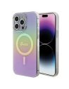 Etui Guess GUHMP15LHITSP Apple iPhone 15 Pro hardcase IML Iridescent MagSafe růžový/pink