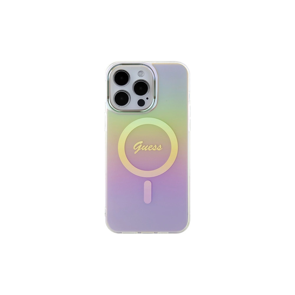 Hurtownia GSM - Etui Guess GUHMP15LHITSP Apple iPhone 15 Pro hardcase IML Iridescent MagSafe růžový/pink - GUE2876 - {ean13} - Hurt