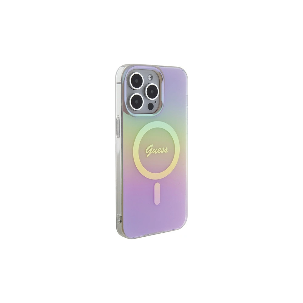 Hurtownia GSM - Etui Guess GUHMP15LHITSP Apple iPhone 15 Pro hardcase IML Iridescent MagSafe růžový/pink - GUE2876 - {ean13} - Hurt