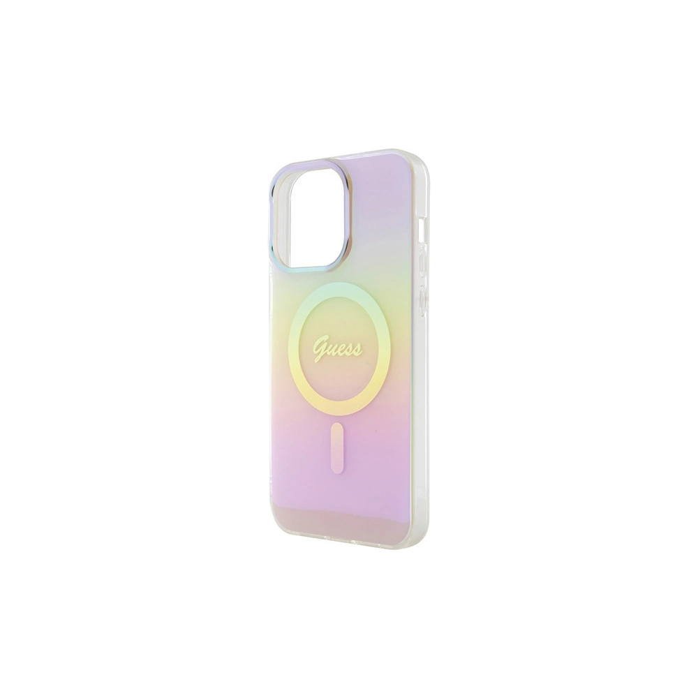 Hurtownia GSM - Etui Guess GUHMP15LHITSP Apple iPhone 15 Pro hardcase IML Iridescent MagSafe růžový/pink - GUE2876 - {ean13} - Hurt