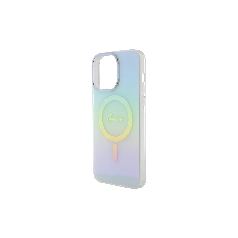 Hurtownia GSM - Etui Guess GUHMP15LHITSQ Apple iPhone 15 Pro hardcase IML Iridescent MagSafe tyrkysový/turquoise - GUE2877 - {ean13} - Hurt