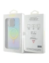 Wholesale Guess GUHMP15LHITSQ Apple iPhone 15 Pro hardcase IML Iridescent MagSafe turquoise - GUE2877 - {ean13} - Hurt