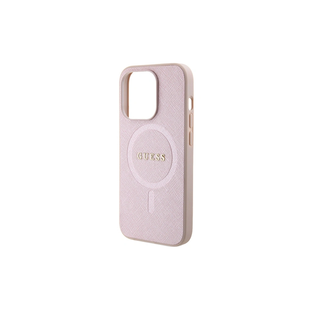 Hurtownia GSM - Etui Guess GUHMP15LPSAHMCP Apple iPhone 15 Pro hardcase Saffiano MagSafe roz/pink - GUE2878 - {ean13} - Hurt