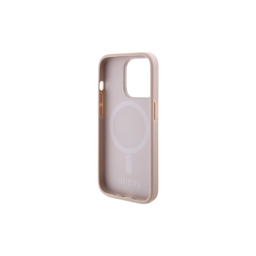 Hurtownia GSM - Etui Guess GUHMP15LPSAHMCP Apple iPhone 15 Pro hardcase Saffiano MagSafe roz/pink - GUE2878 - {ean13} - Hurt