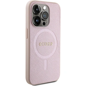 Wholesale Guess GUHMP15XPSAHMCP Apple iPhone 15 Pro Max hardcase Saffiano MagSafe pink - GUE2879 - {ean13} - Hurt