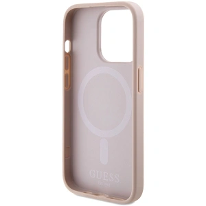 Wholesale Guess GUHMP15XPSAHMCP Apple iPhone 15 Pro Max hardcase Saffiano MagSafe pink - GUE2879 - {ean13} - Hurt