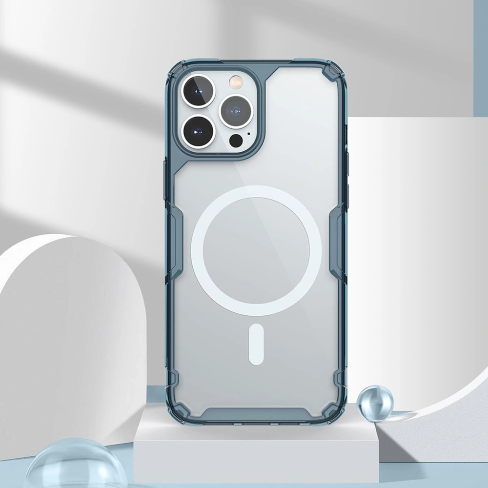 Hurtownia GSM - Etui Nillkin Nature Pro Magnetic Apple iPhone 15 Pro Max kék - NLK1218 - {ean13} - Hurt