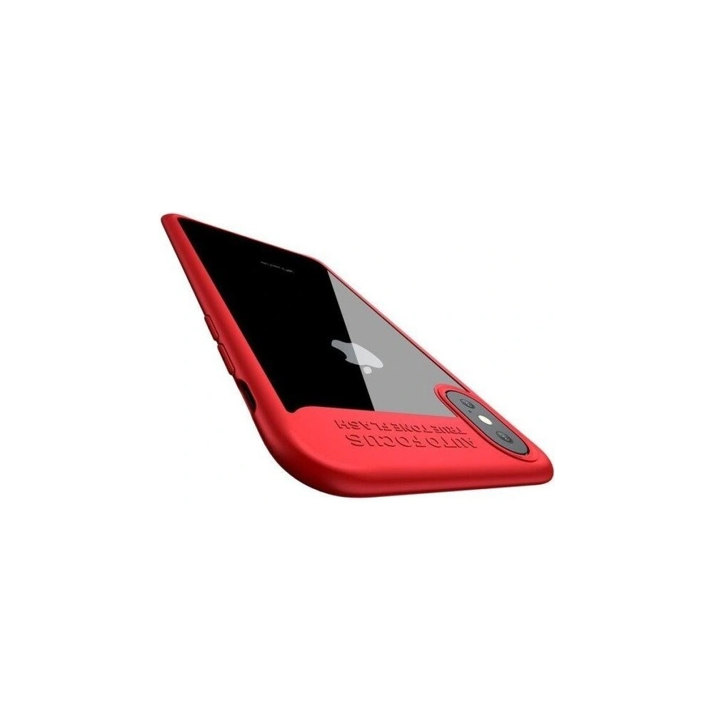 Hurtownia GSM - Durchsichtiges Case Baseus Suthin iPhone X / XS - roter Rahmen - BSU305RED - {ean13} - Hurt