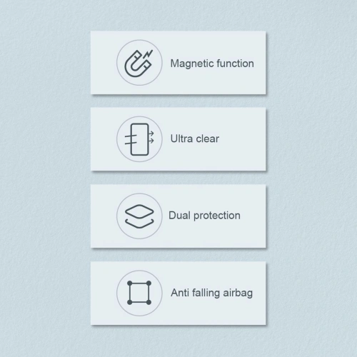 Etui Nillkin Nature Pro Magnetic Apple iPhone 15 Plus / 14 Plus białe