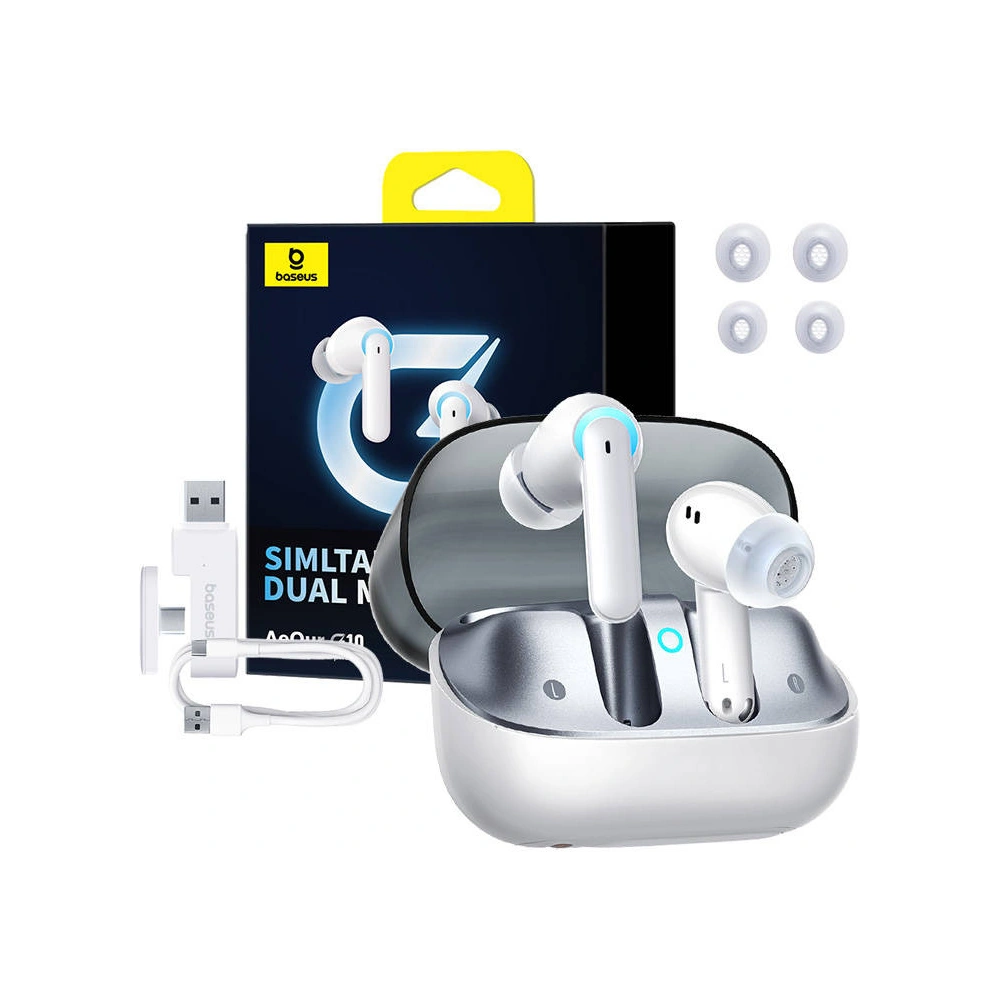 Hurtownia GSM - Căști intraauriculare Baseus AeQur G10 TWS (alb) - BSU4574 - {ean13} - Hurt