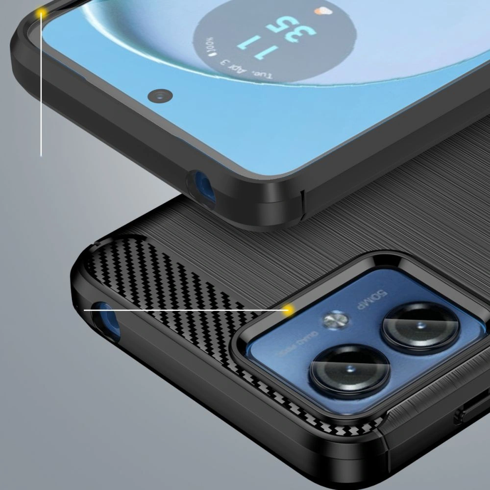Hurtownia GSM - Etui Tech-Protect TPUCarbon Motorola Moto G14 fekete - THP2282 - {ean13} - Hurt