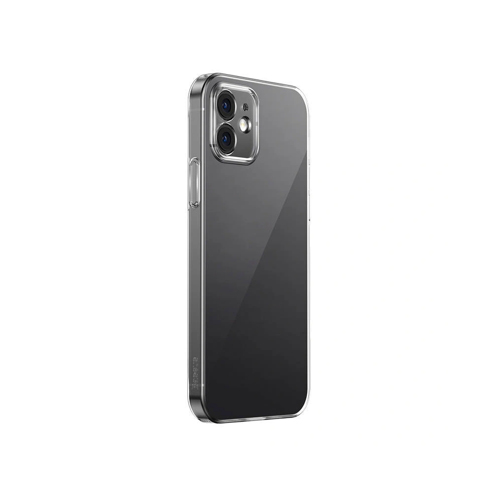 Hurtownia GSM - Etui Baseus Crystal Series Clear Apple iPhone 12 (průhledné) + tvrzené sklo + čisticí sada - BSU4576 - {ean13} - Hurt