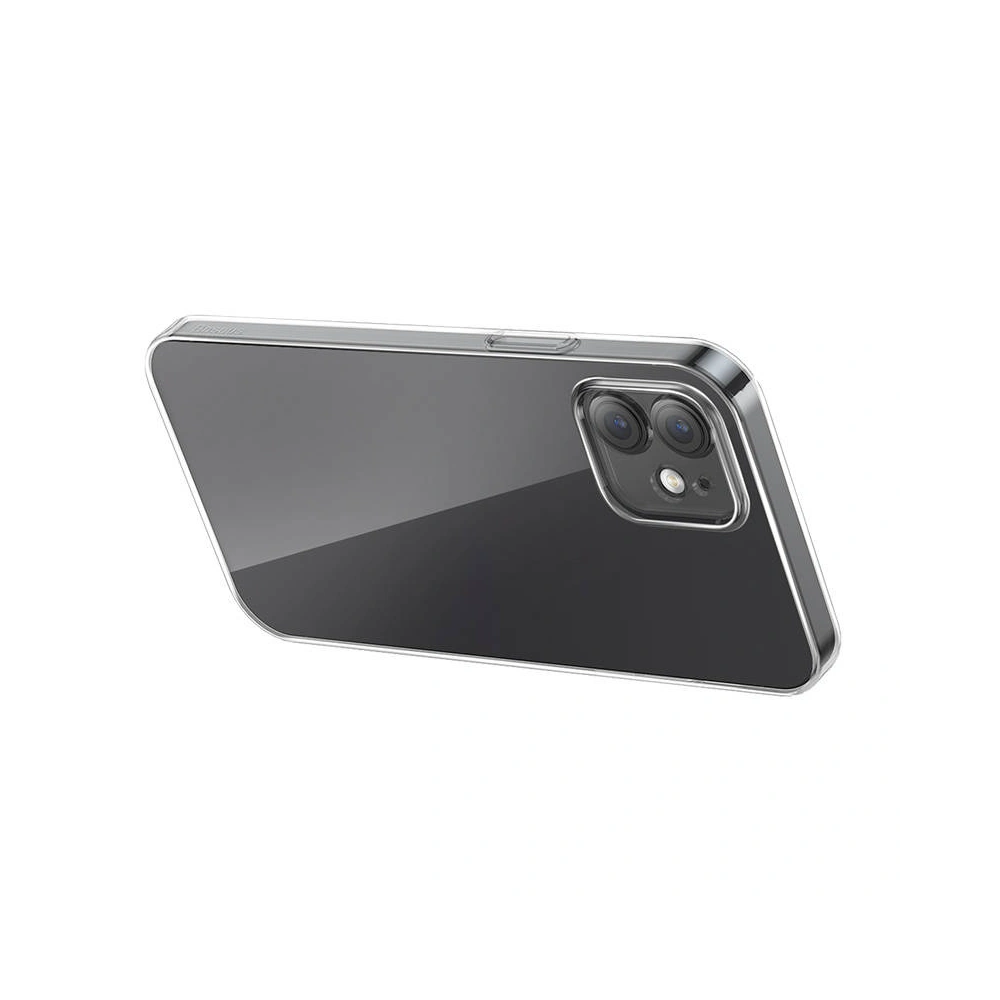 Hurtownia GSM - Etui Baseus Crystal Series Clear Apple iPhone 12 (průhledné) + tvrzené sklo + čisticí sada - BSU4576 - {ean13} - Hurt