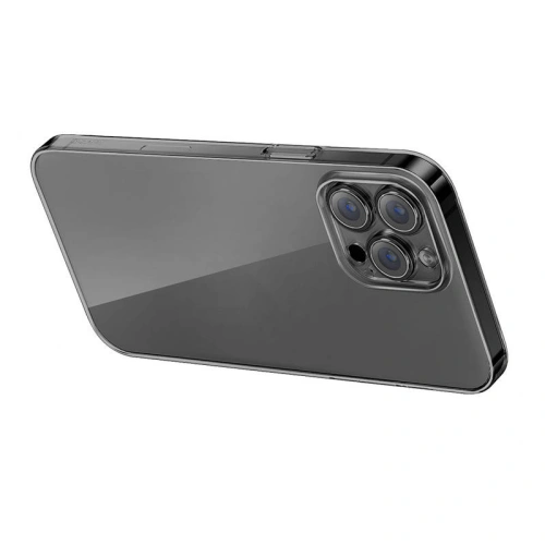 Etui Baseus Crystal Series Clear Apple iPhone 12 Pro (przeźroczyste) + szkło hartowane + zestaw czyszczący