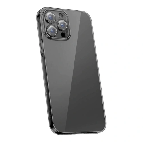 Etui Baseus Crystal Series Clear Apple iPhone 12 Pro Max (przeźroczyste) + szkło hartowane + zestaw czyszczący