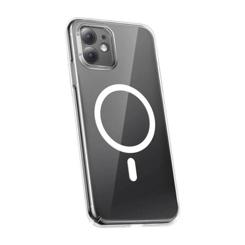 Etui Baseus Magnetic Crystal Clear Apple iPhone 11 (przeźroczyste) + szkło hartowane + zestaw czyszczący