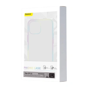 Etui Baseus Magnetic Crystal Clear Apple iPhone 11 (przeźroczyste) + szkło hartowane + zestaw czyszczący