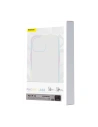 Case Baseus Magnetic Crystal Clear Apple iPhone 11 (transparent) + gehärtetes Glas + Reinigungsset
