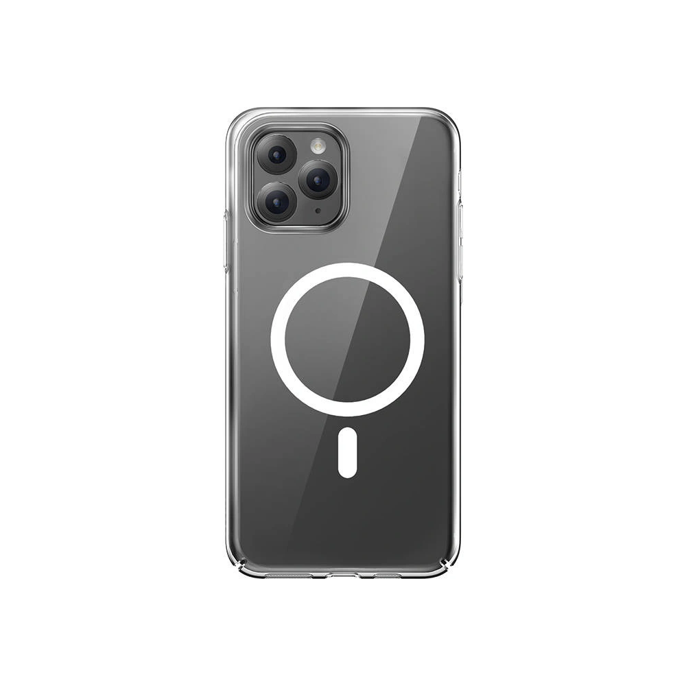 Hurtownia GSM - Case Baseus Magnetic Crystal Clear Apple iPhone 11 Pro Max (transparent) + gehärtetes Glas + Reinigungssatz - BSU4580 - {ean13} - Hurt