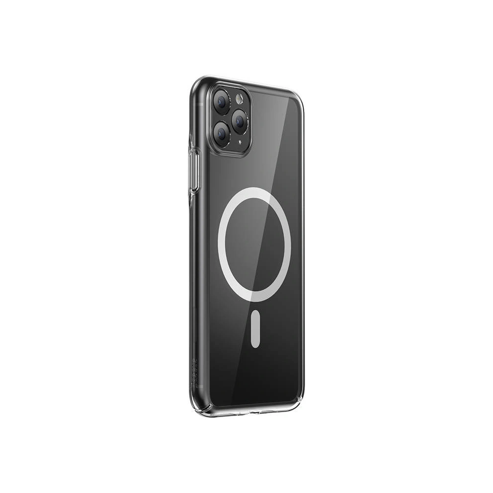 Hurtownia GSM - Case Baseus Magnetic Crystal Clear Apple iPhone 11 Pro Max (transparent) + gehärtetes Glas + Reinigungssatz - BSU4580 - {ean13} - Hurt