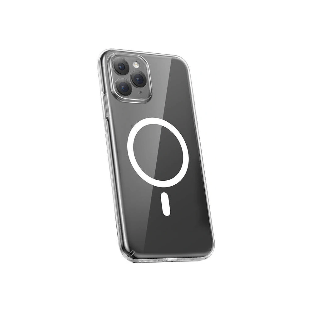 Hurtownia GSM - Case Baseus Magnetic Crystal Clear Apple iPhone 11 Pro Max (transparent) + gehärtetes Glas + Reinigungssatz - BSU4580 - {ean13} - Hurt