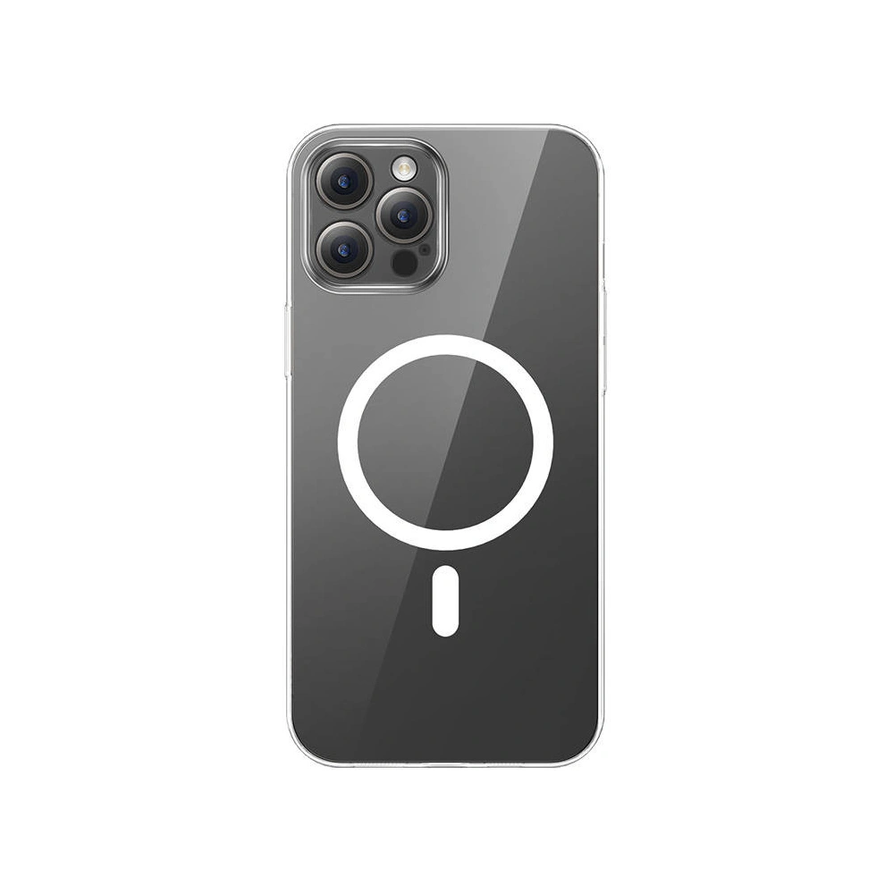 Hurtownia GSM - Etui Baseus Magnetic Crystal Clear Apple iPhone 12 Pro Max (transparent) + sticlă securizată + set de curățare - BSU4581 - {ean13} - Hurt