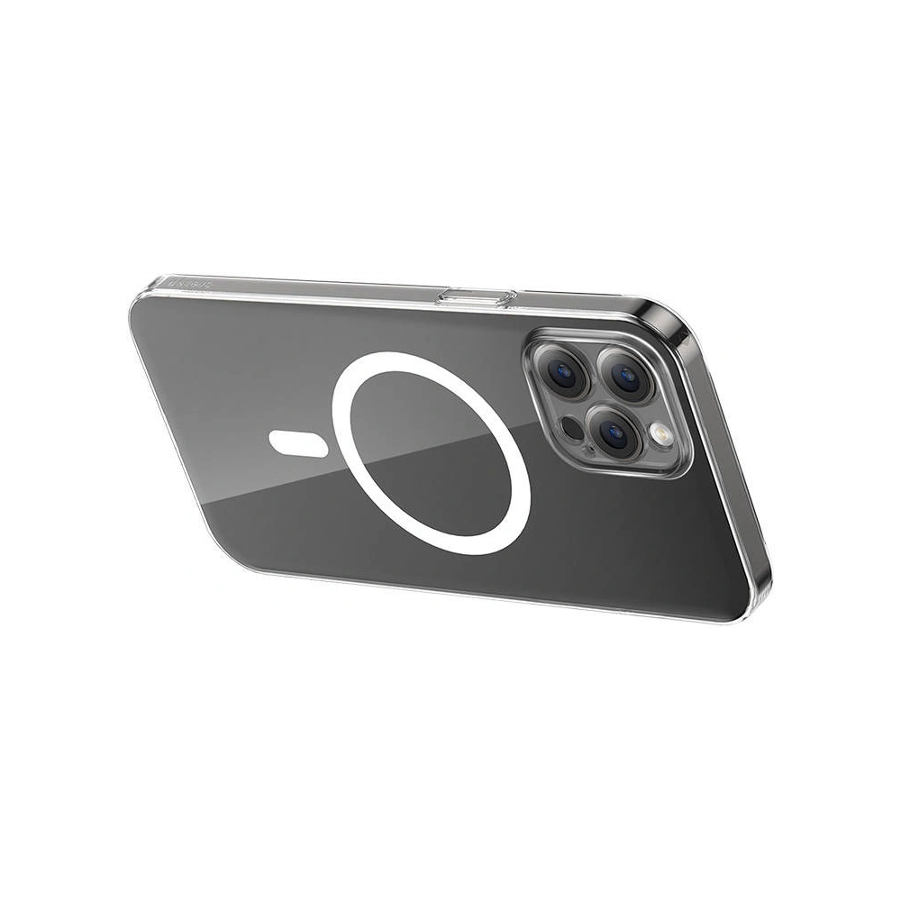 Hurtownia GSM - Etui Baseus Magnetic Crystal Clear Apple iPhone 12 Pro Max (transparent) + sticlă securizată + set de curățare - BSU4581 - {ean13} - Hurt